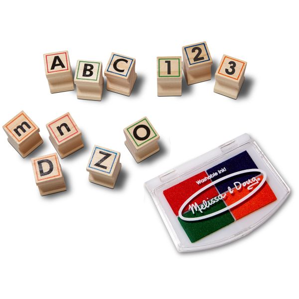 Abc Wooden Activity Stamp Set