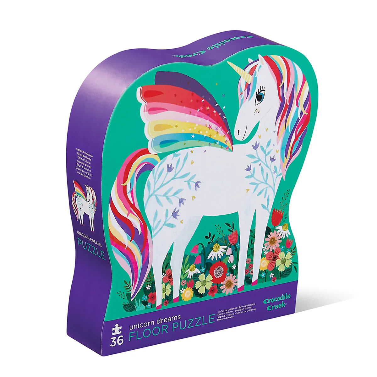 36-pc Shaped Box Puzzle/Unicorn Dreams