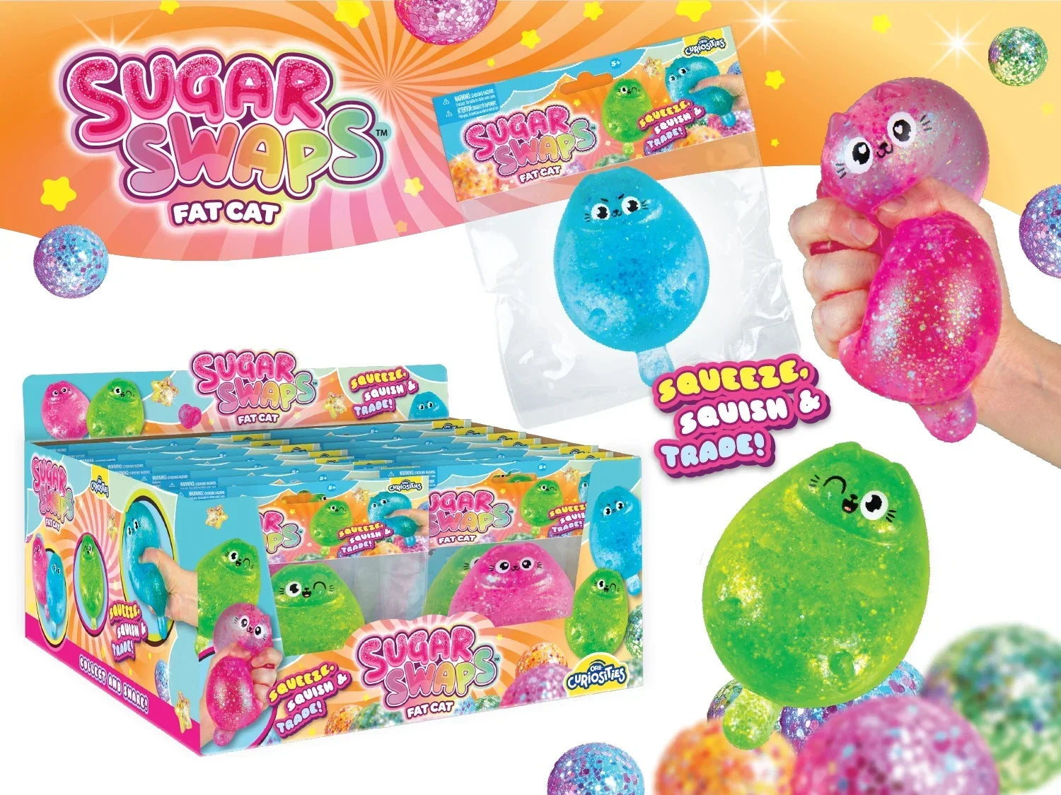 Sugar Swaps Fat Cat - Assortment colors