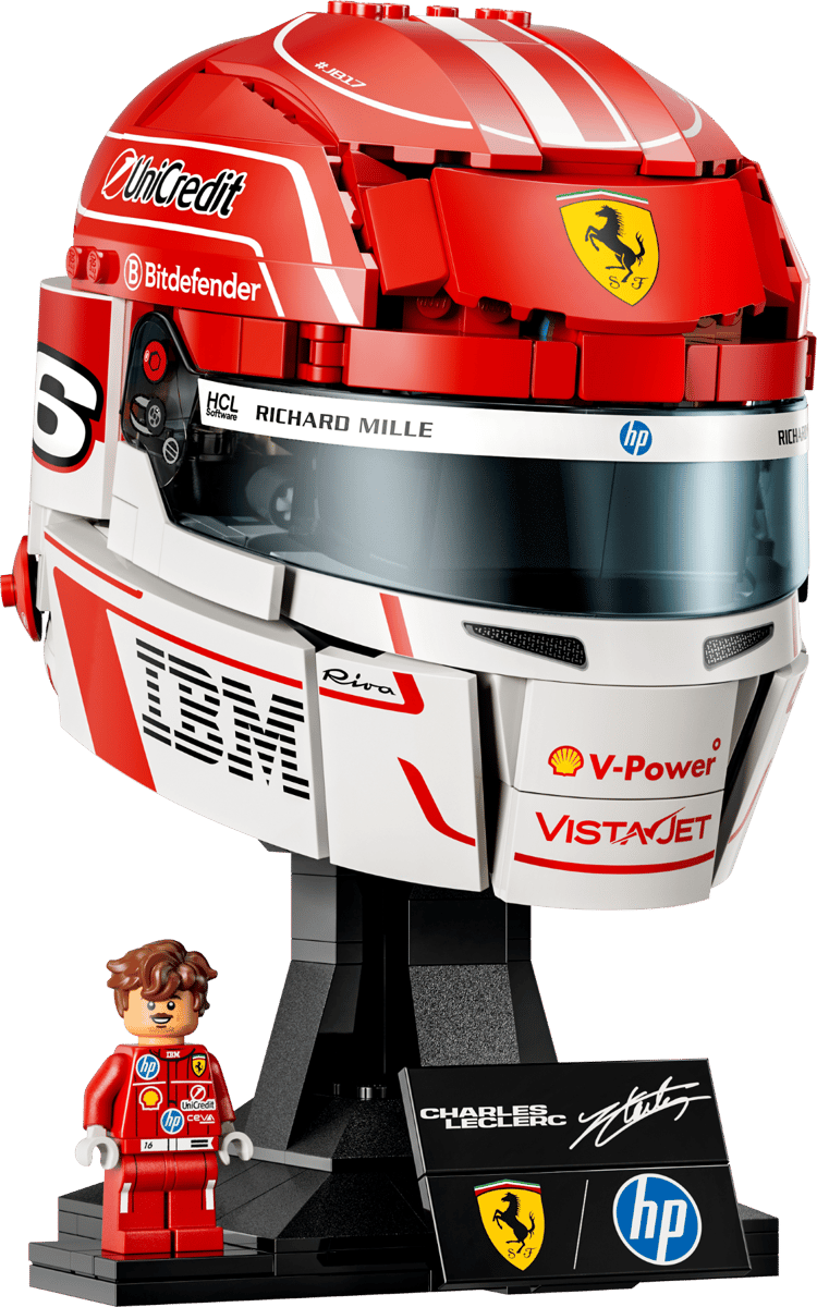 LEGO® Scuderia Ferrari HP Charles Leclerc Helmet (43014)