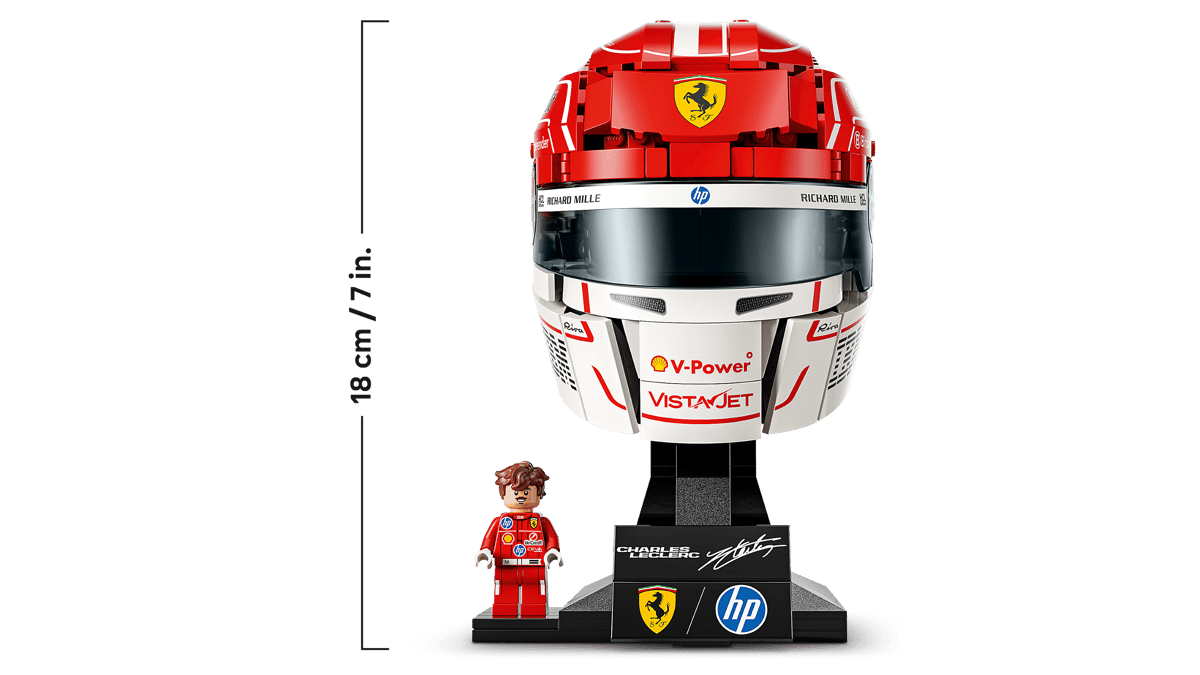 LEGO® Scuderia Ferrari HP Charles Leclerc Helmet (43014)