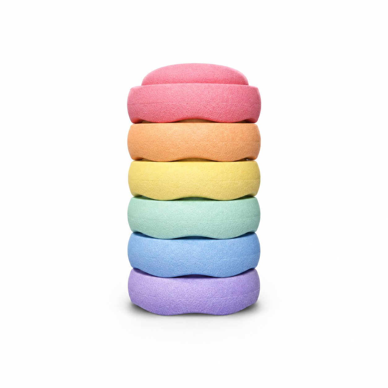 Pastel Mini Rainbow Classic Stapelstein