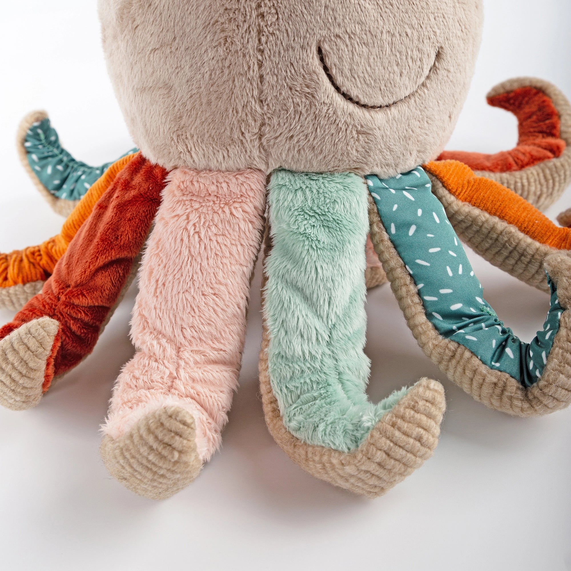 Patchwork Octopus Plush Toy