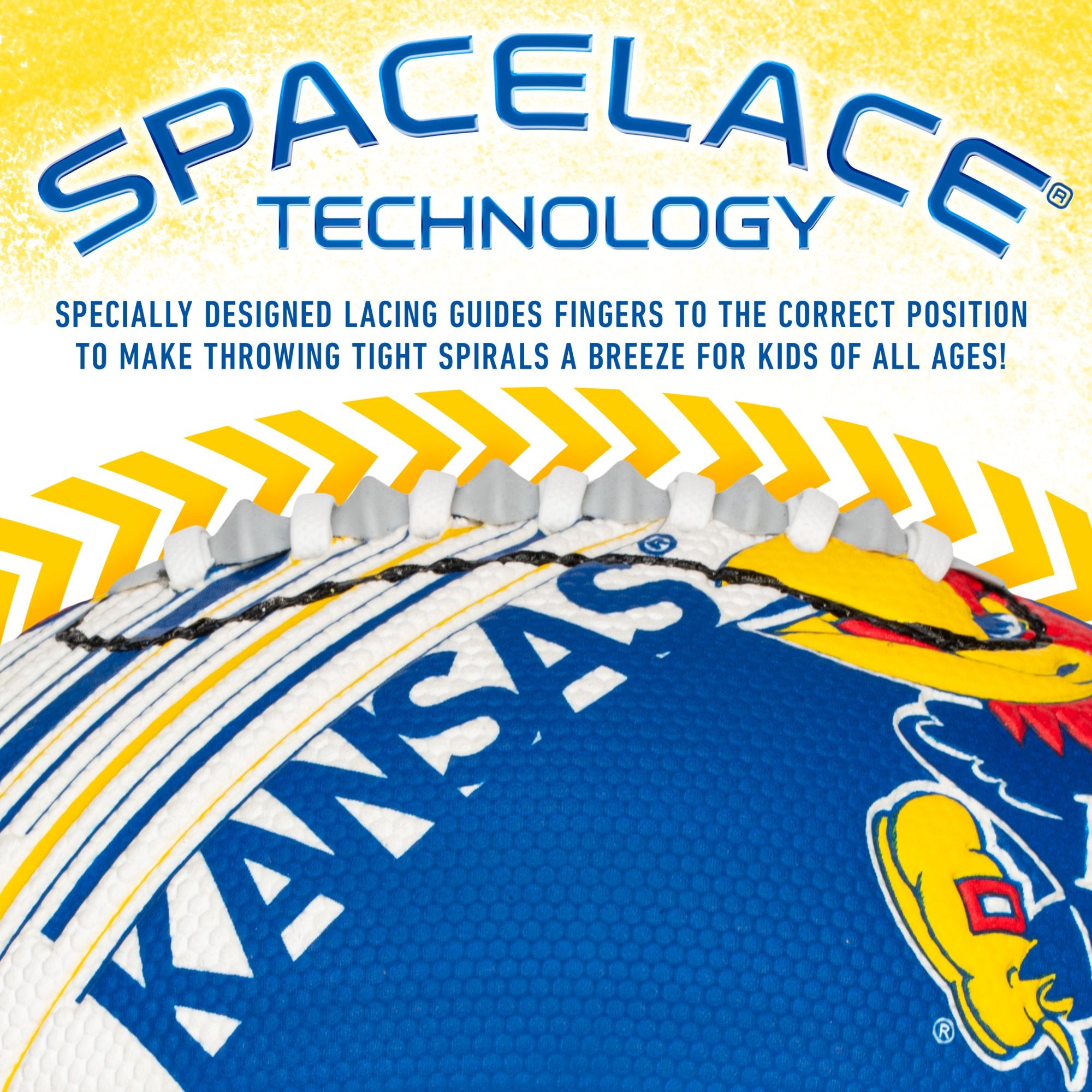 College Air Tech Mini Football - Kansas Jayhawks Bulk