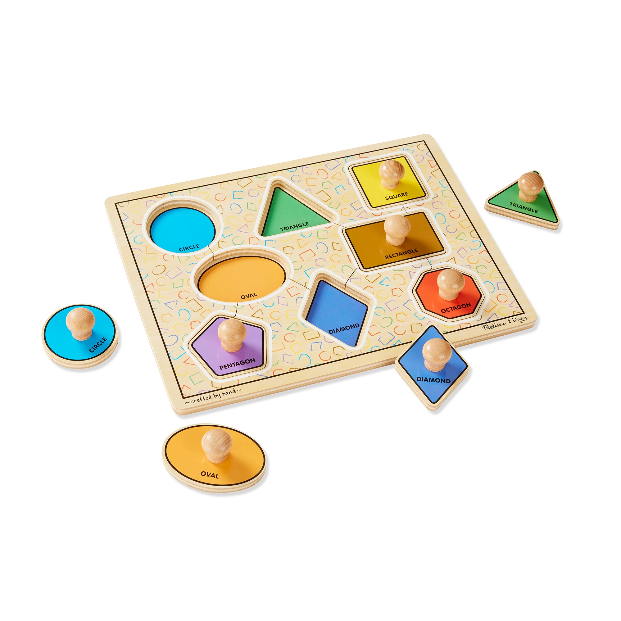 JUMBO KNOB LARGE SHAPES PUZZLE