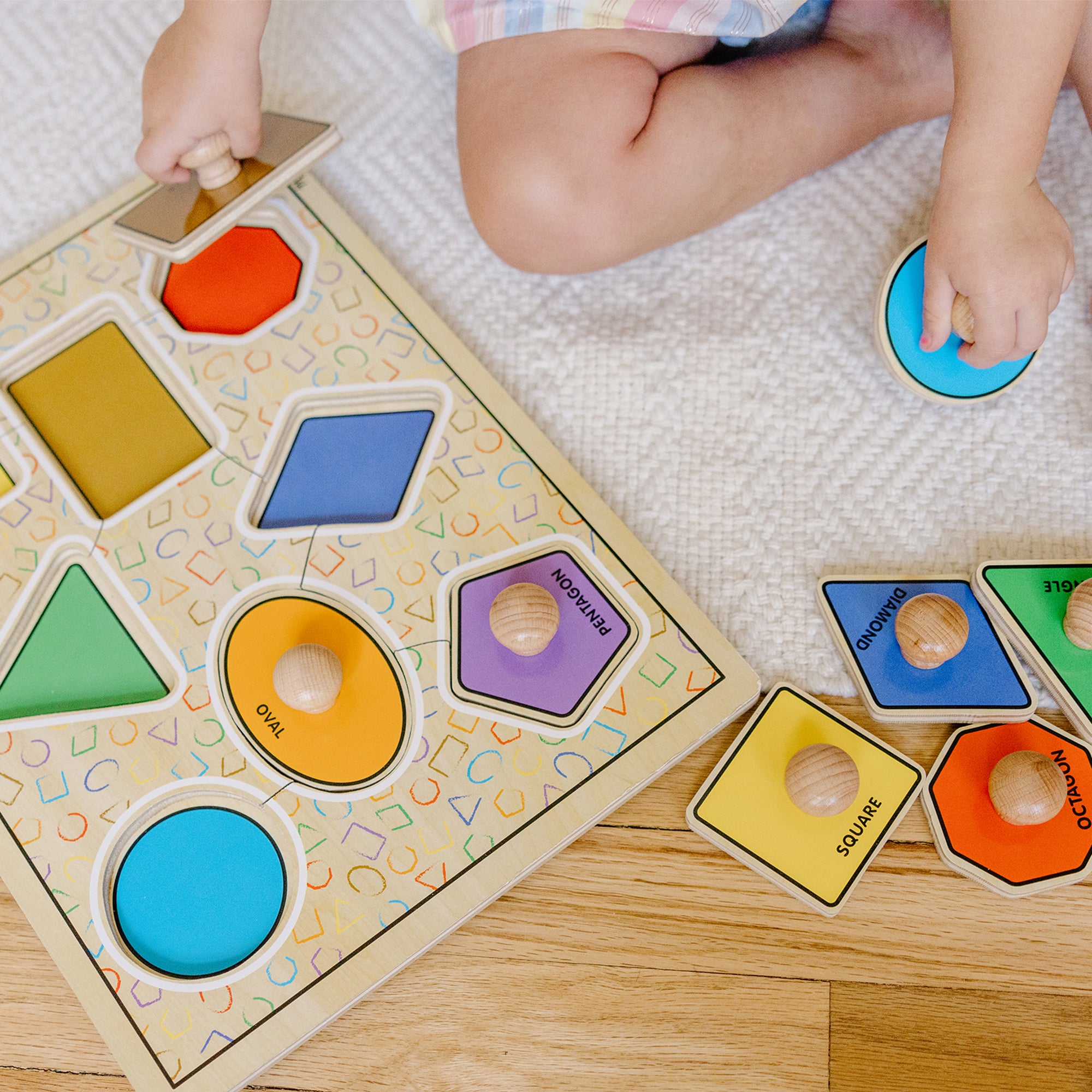 JUMBO KNOB LARGE SHAPES PUZZLE