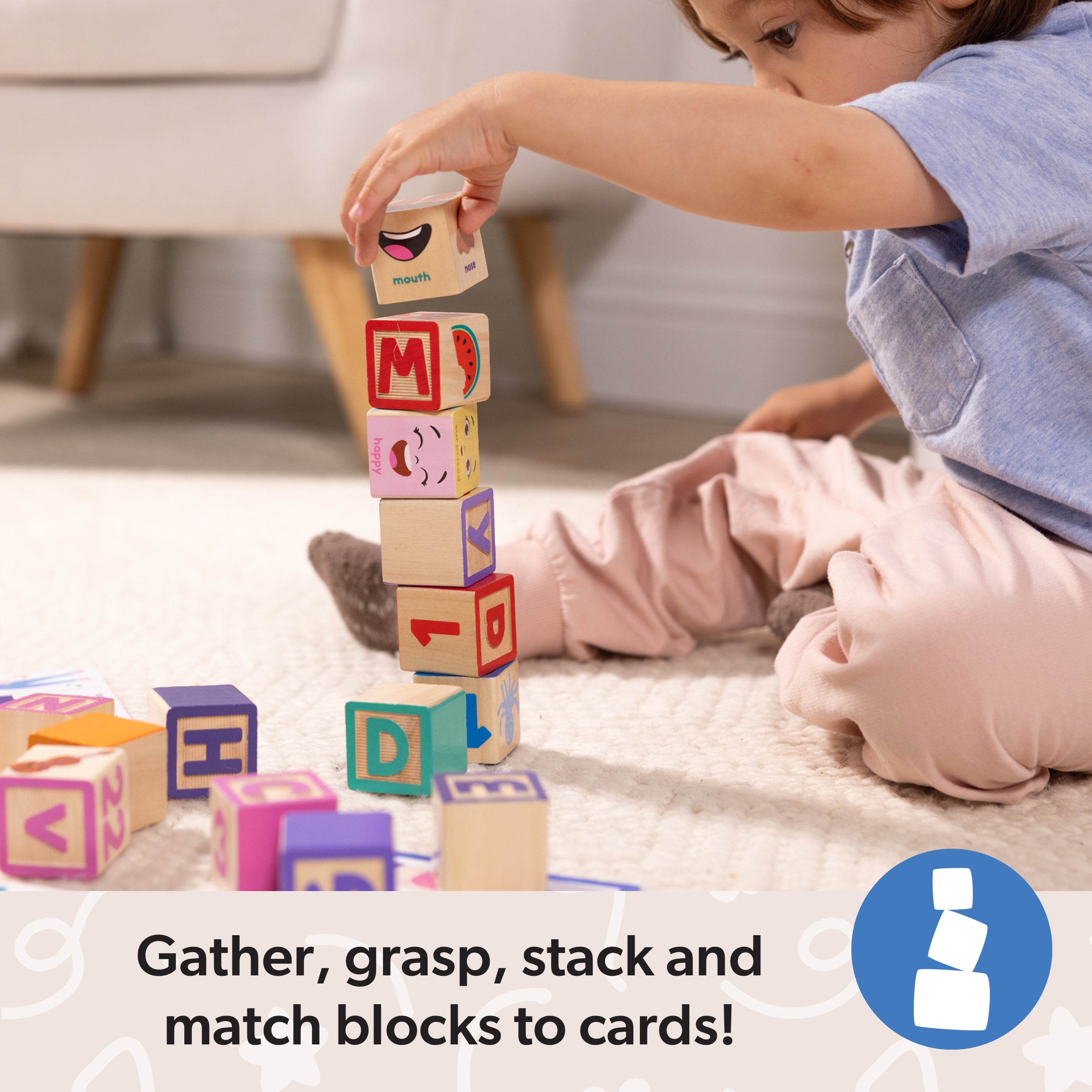 Ms. Rachel Blocks and Activity Cards