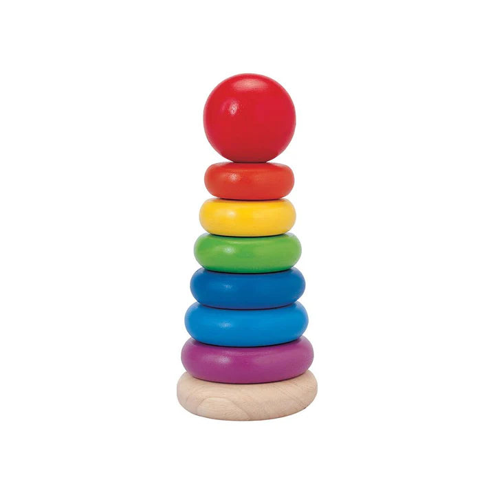 Rainbow Stacking Rings