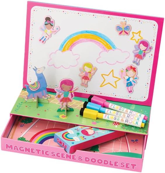 Rainbow Fairy Magnetic Scene and Doodle Set