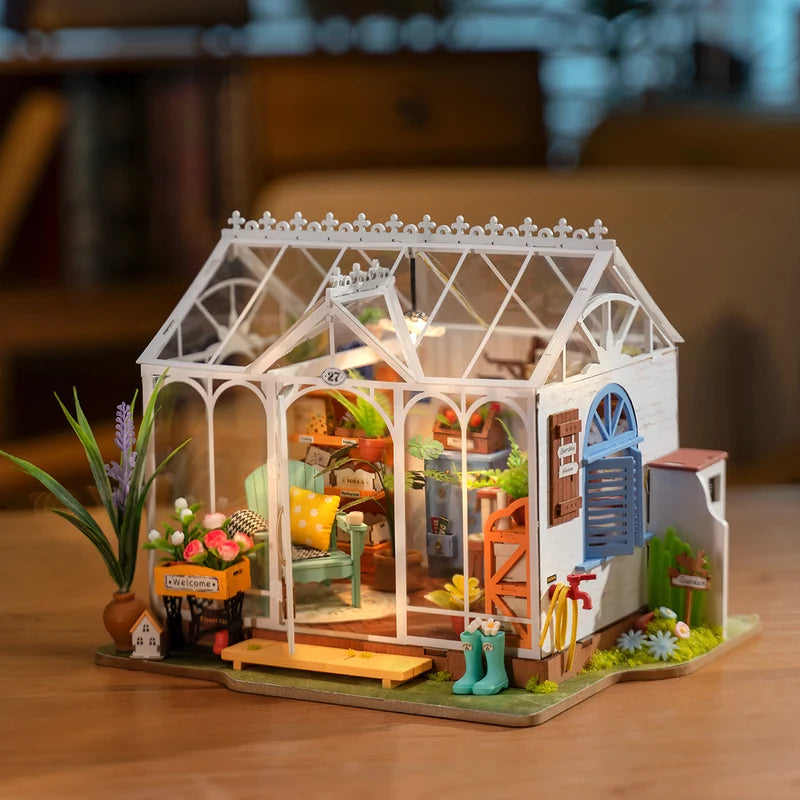 Diy Miniature House Kit: Dreamy Garden House