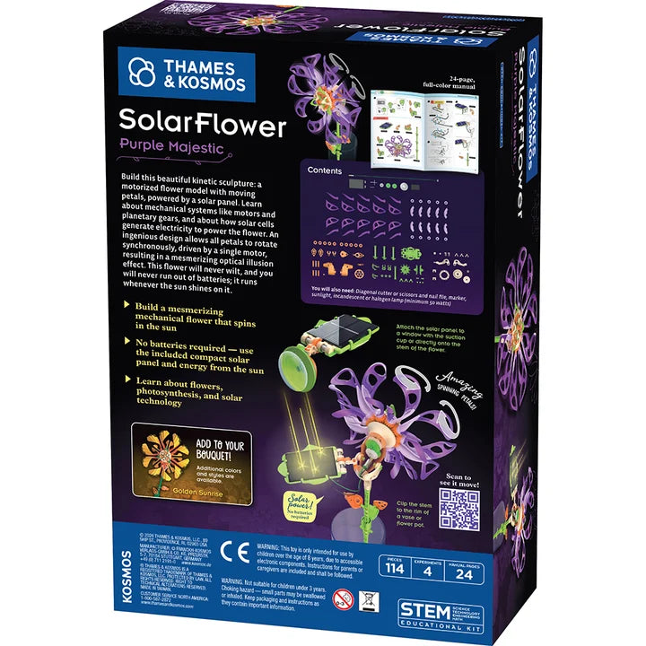 SolarFlower  - Purple Majestic