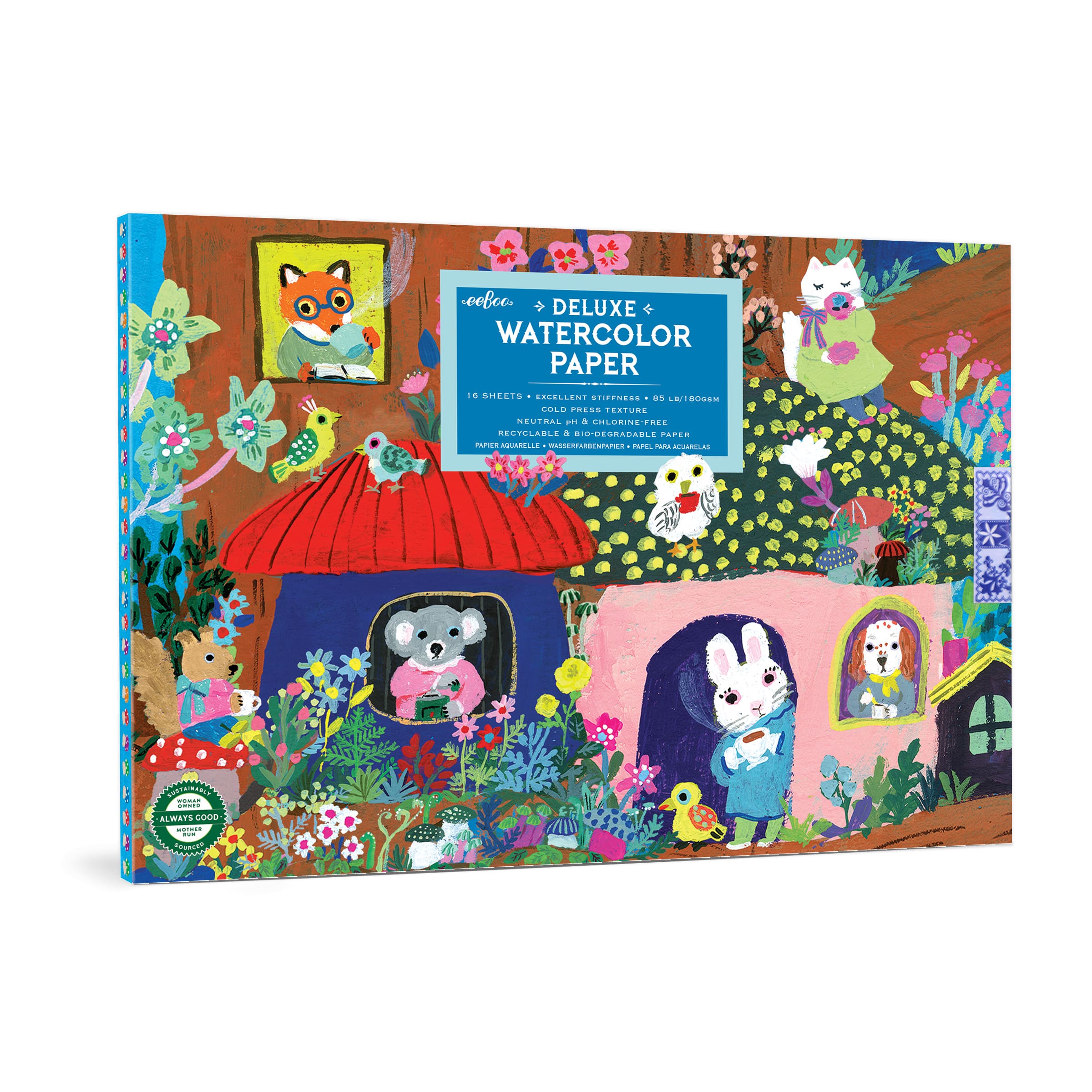 Yumis Mushrooms Watercolor Pad