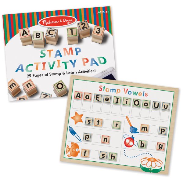 Abc Wooden Activity Stamp Set