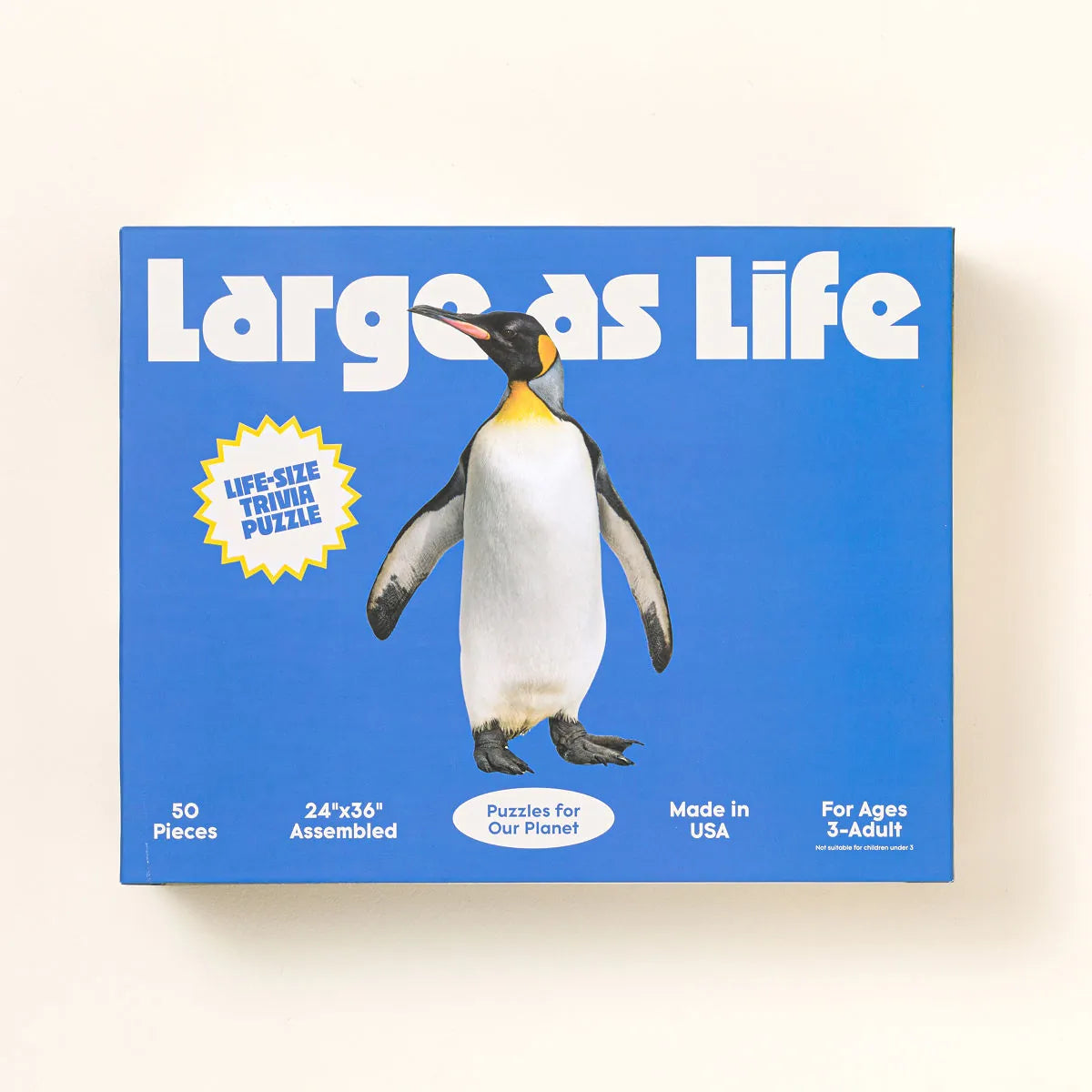 Large as Life King Penguin