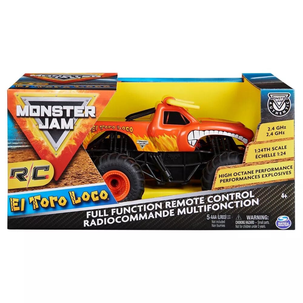 Monster Jam, Remote Control Monster Truck, 1:24 Scale