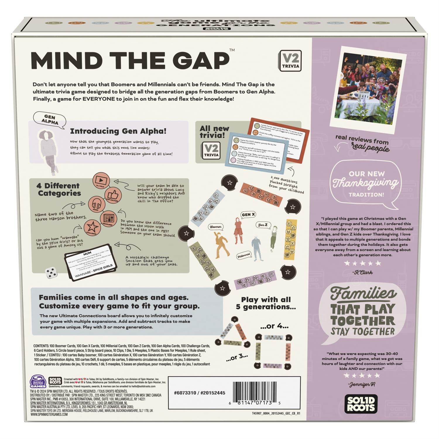 SolidRoots Mind the Gap Ultimate Connections