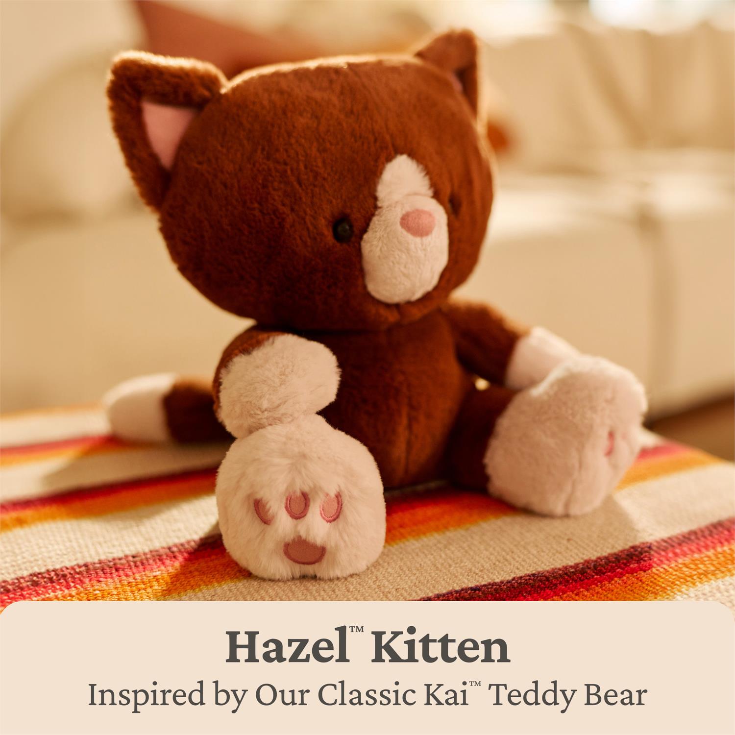 Kai and Friends Hazel the Cat 10 Inch