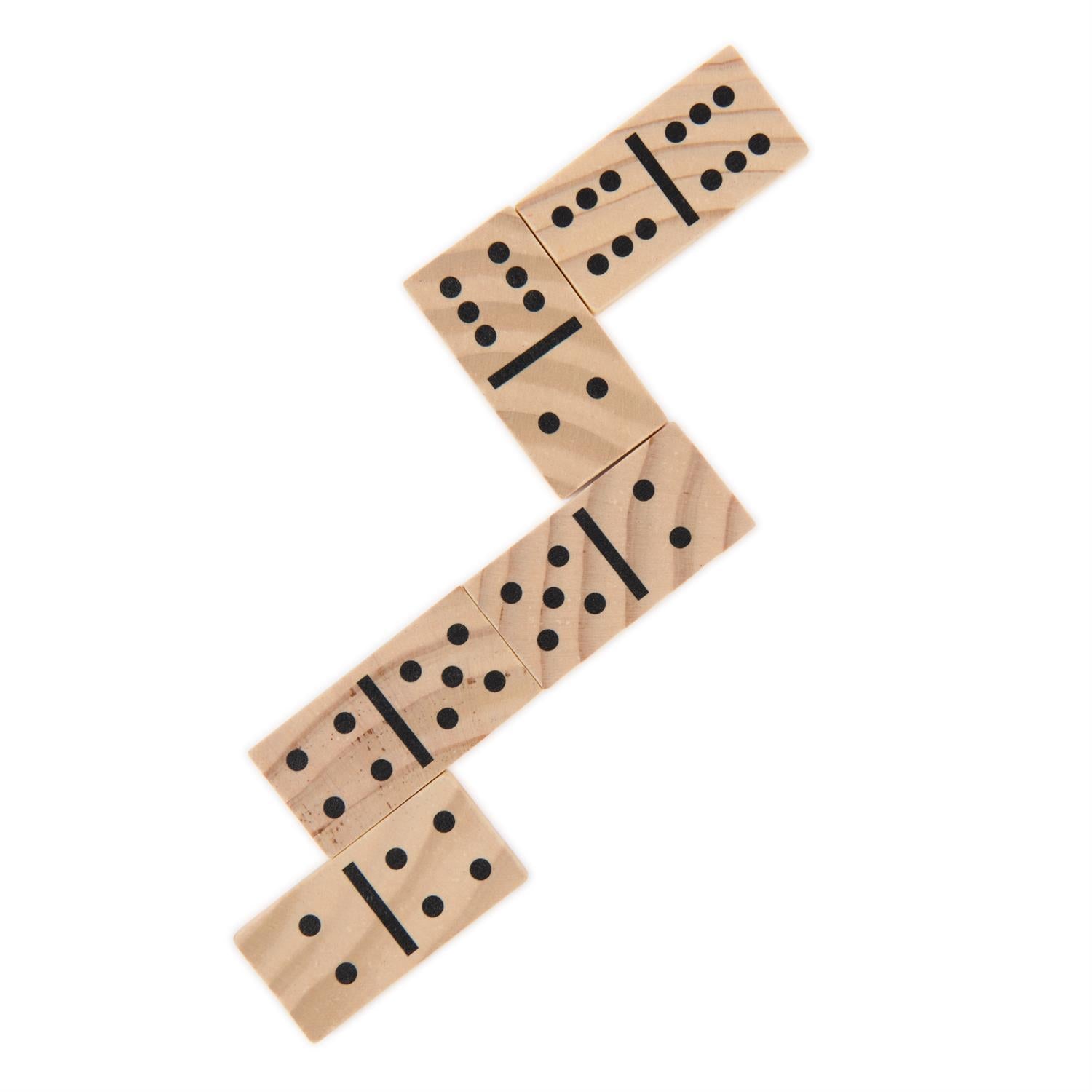 Colorful Classics Double 6 Dominos