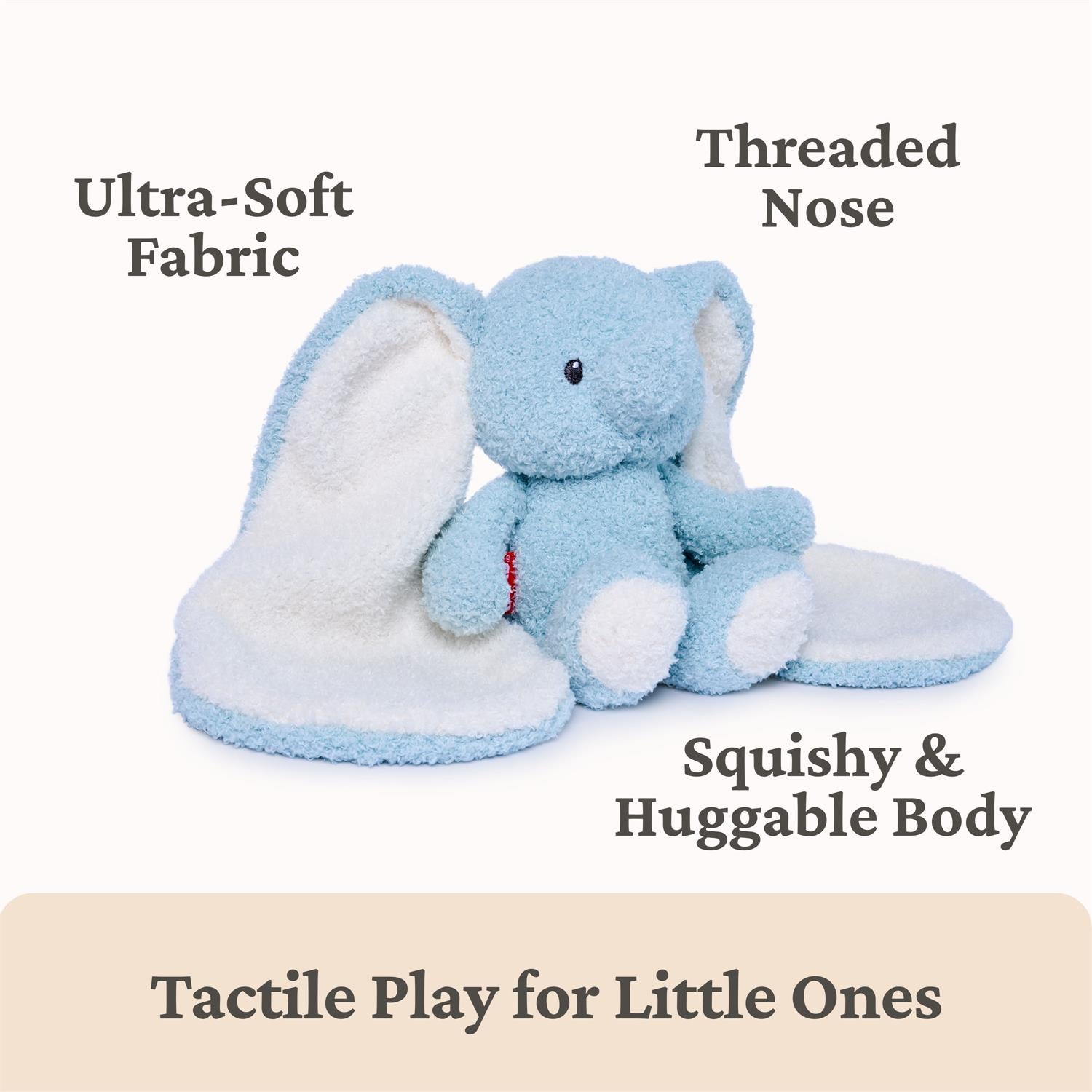 Elephant Blankie Pals, 6 in