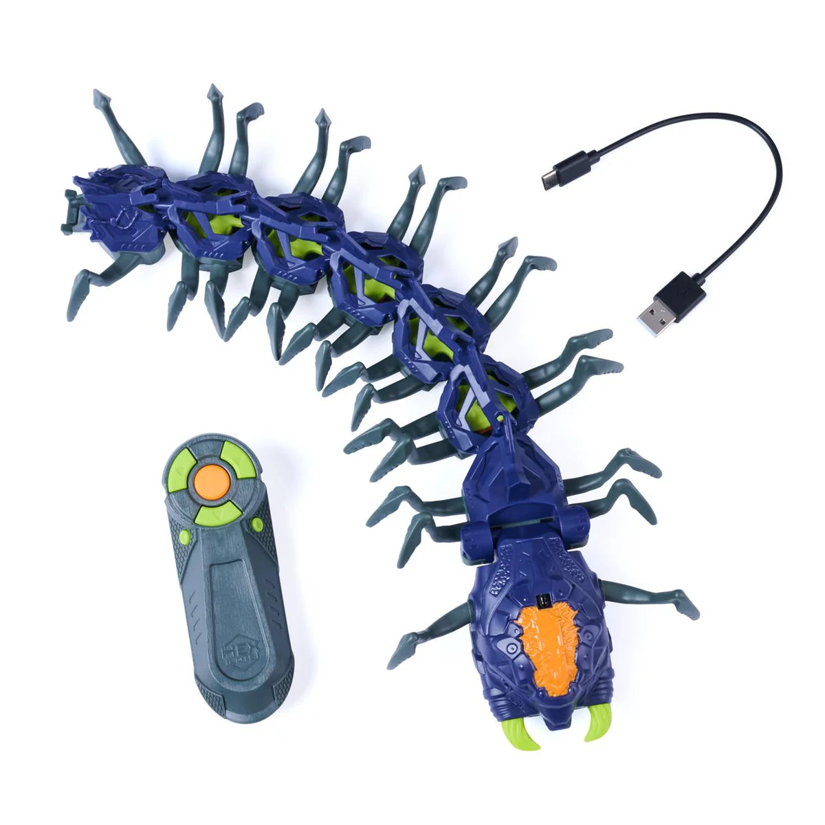 Hex Bots Alive Inside RC Exploding Centipede
