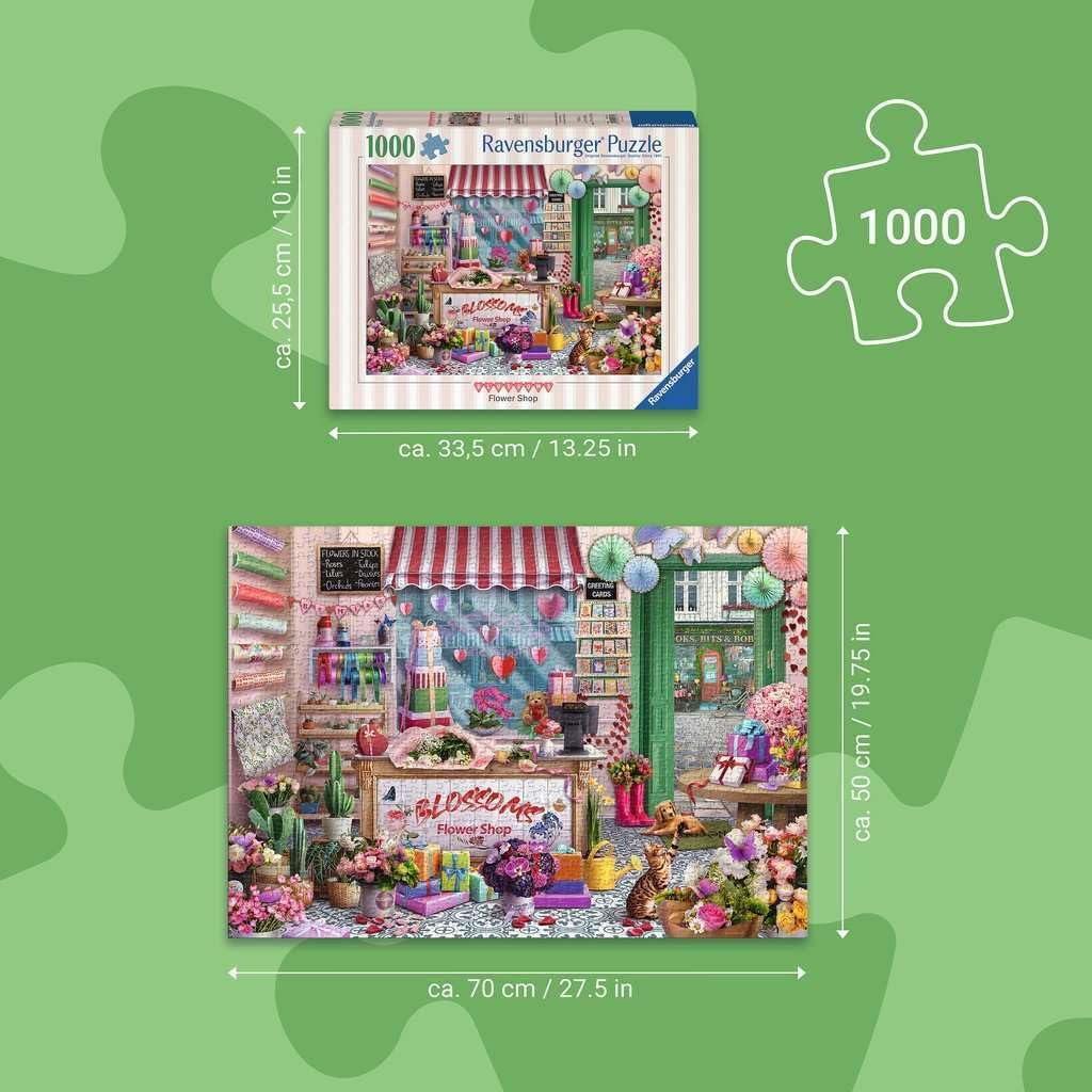 Blossoms Flower Shop 1000 Piece Puzzle