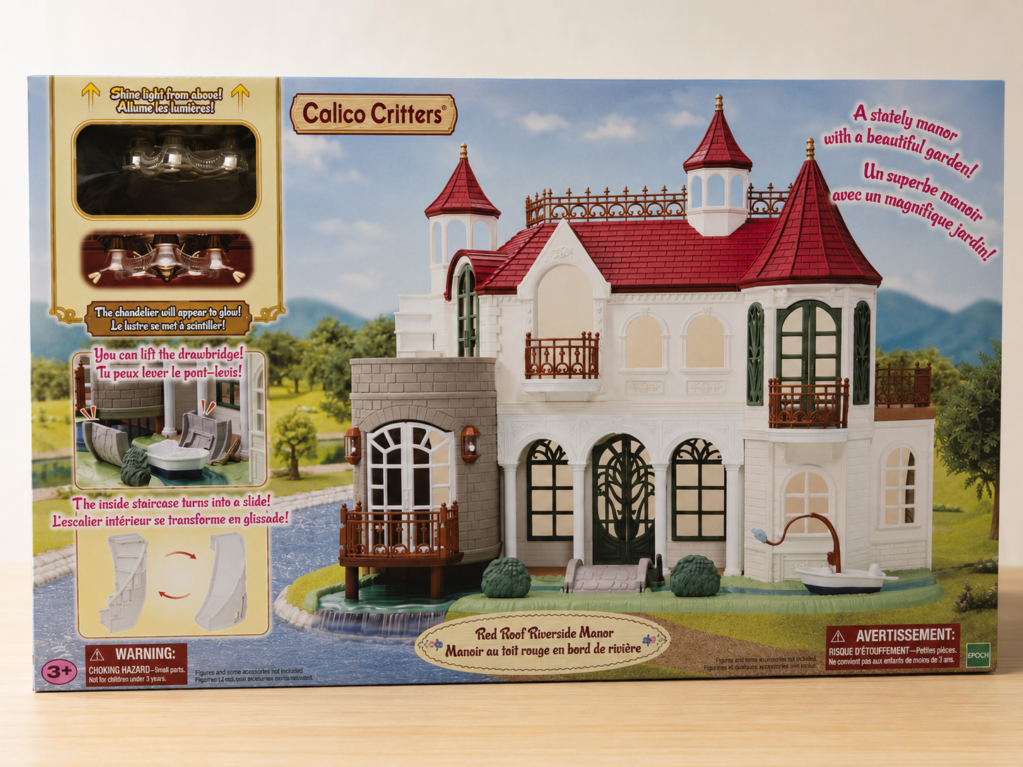Calico Critters Red Roof Riverside Manor Dollhouse – New Summer 2026