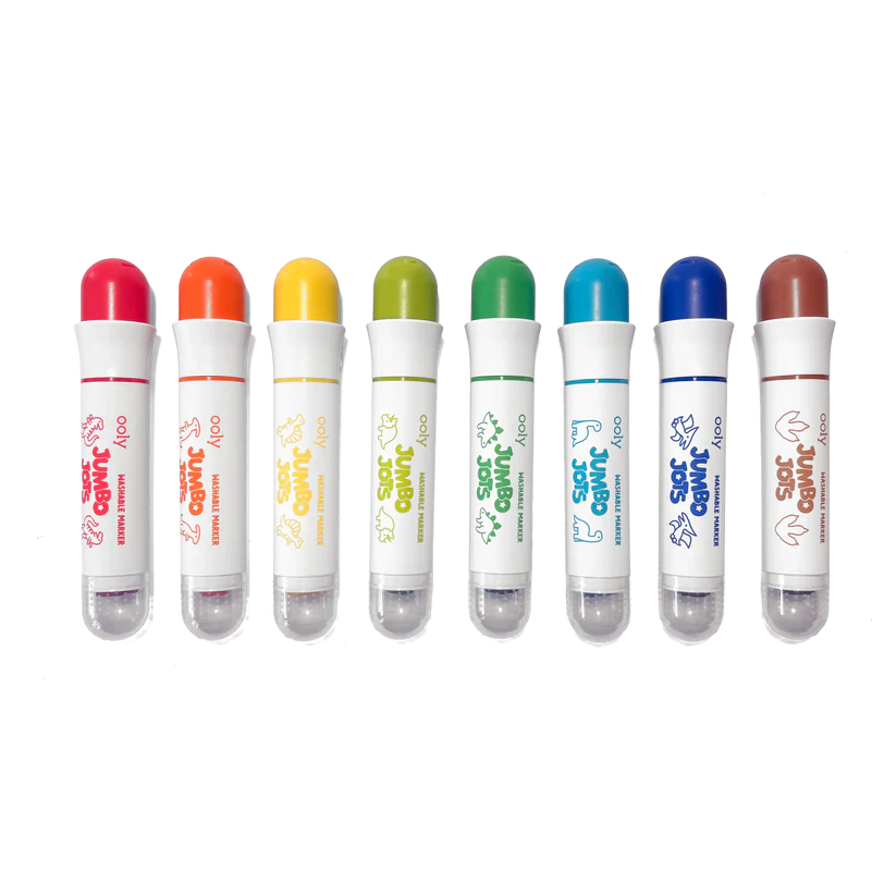 Jumbo Jots 8 Dual Tip Dinosaur Markers