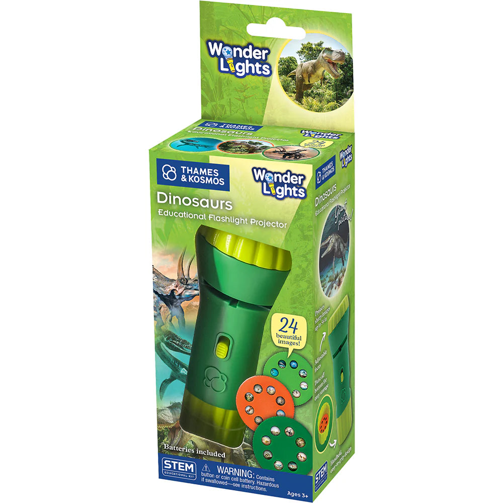 Wonder Lights Educational Flashlight Projectors: 4 styles - Dinosaurs