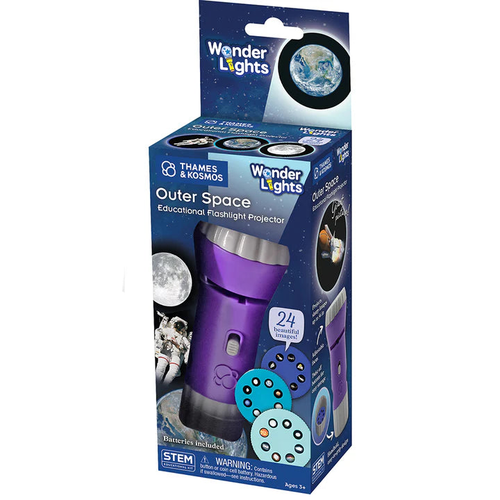 Wonder Lights Educational Flashlight Projectors: 4 styles - Outer Space