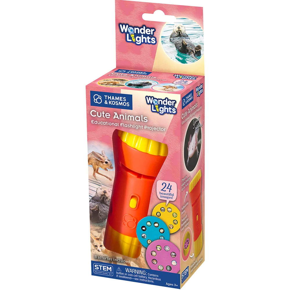 Wonder Lights Educational Flashlight Projectors: 4 styles - Cute Animals