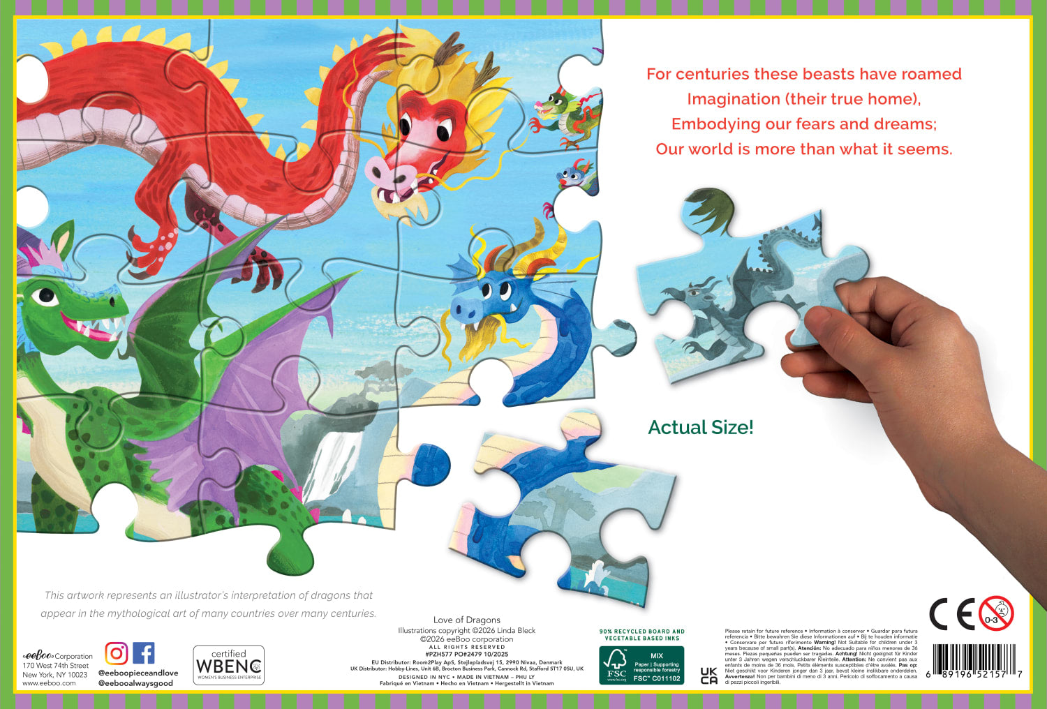 Love of Dragons 100Pc Puzzle