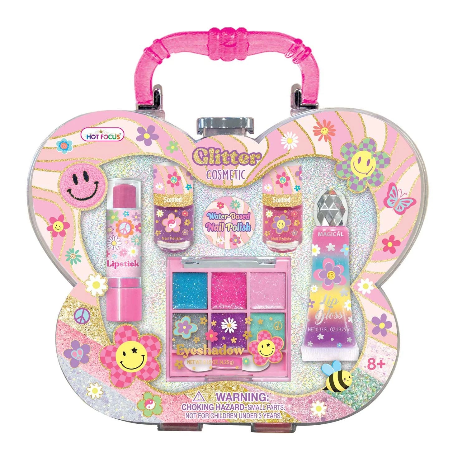 Glitter Cosmetic - Groovy Flower