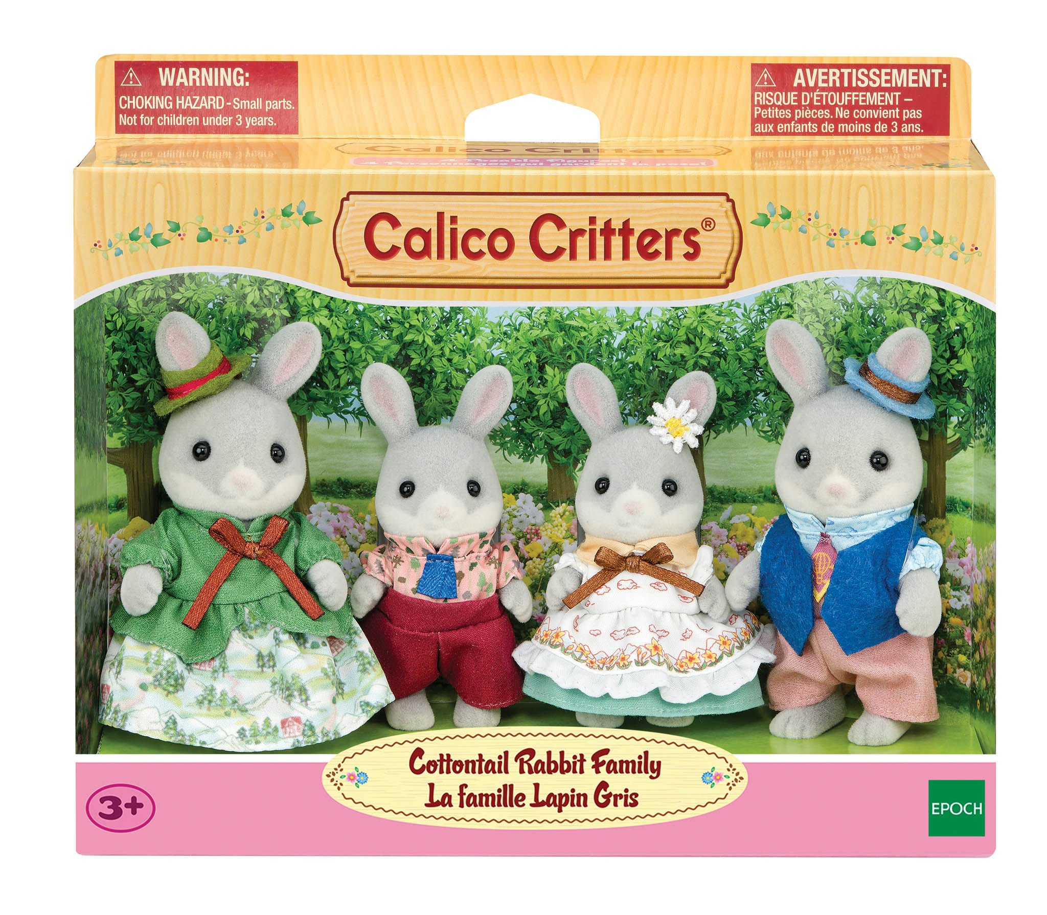 Calico Critters Cottontail Rabbit Family - NEW 2026!