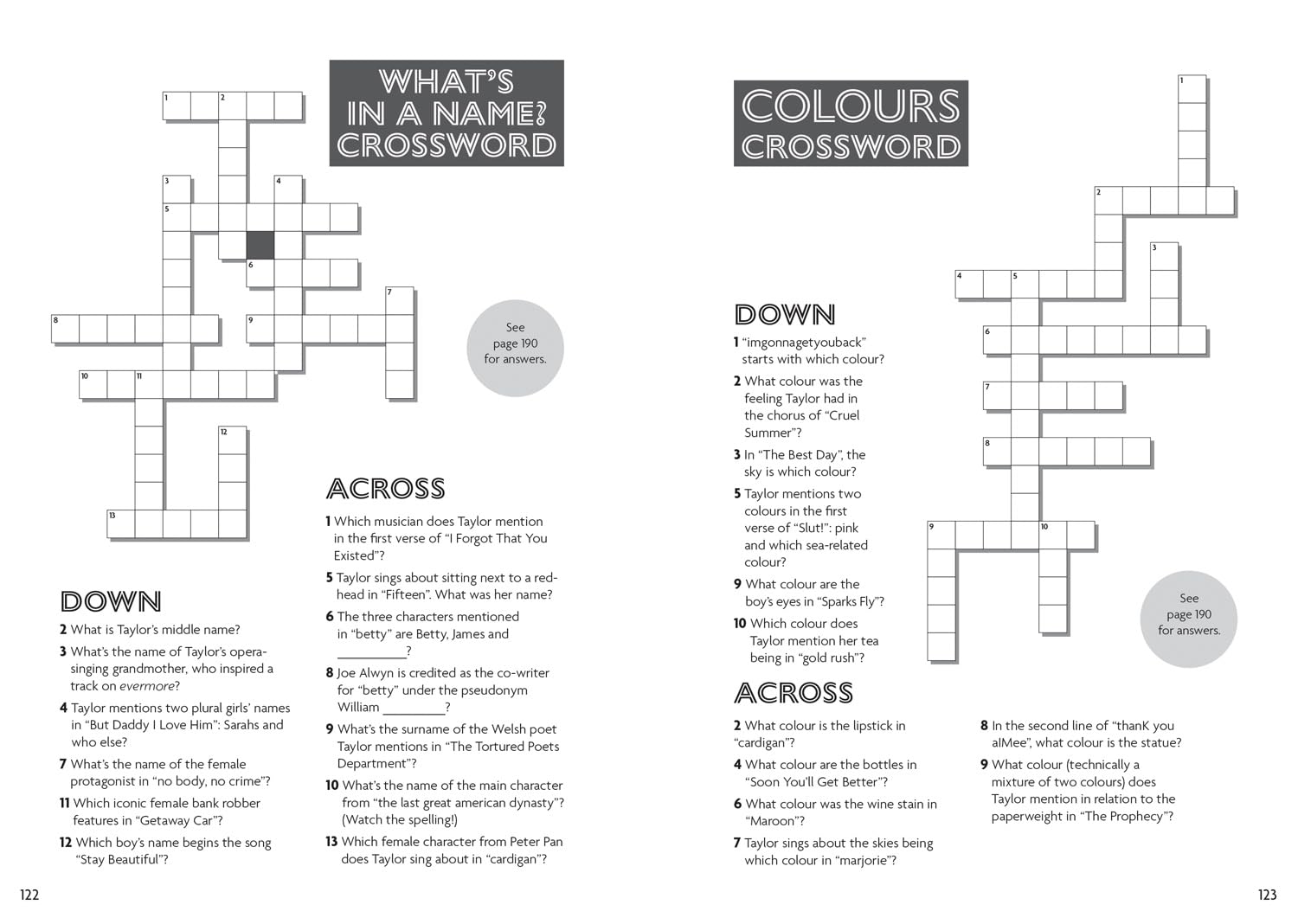 The Taylor Swift Activity Book: an Unofficial Lovefest
