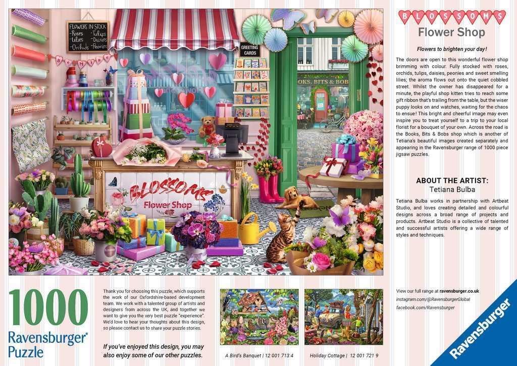 Blossoms Flower Shop 1000 Piece Puzzle