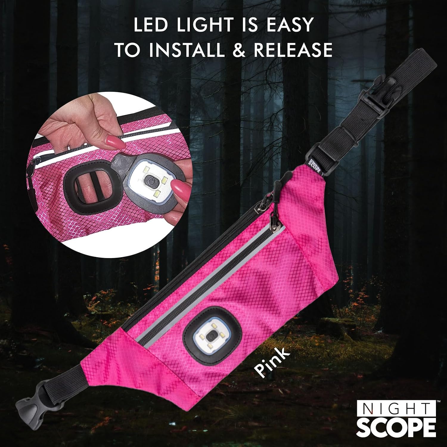 Nightscope Sling Bag Pink