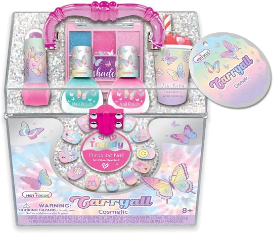 Carry All Cosmetic - Tie Dye Butterfly