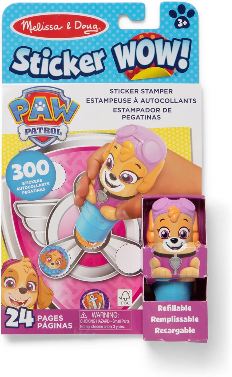 Sticker Wow Skye Paw Patrol