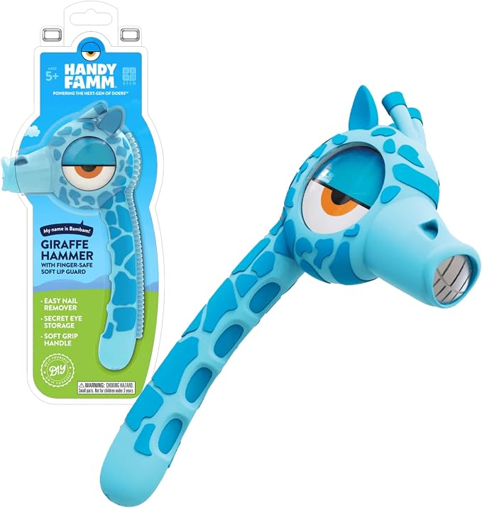 Blue Giraffe Hammer Bambam