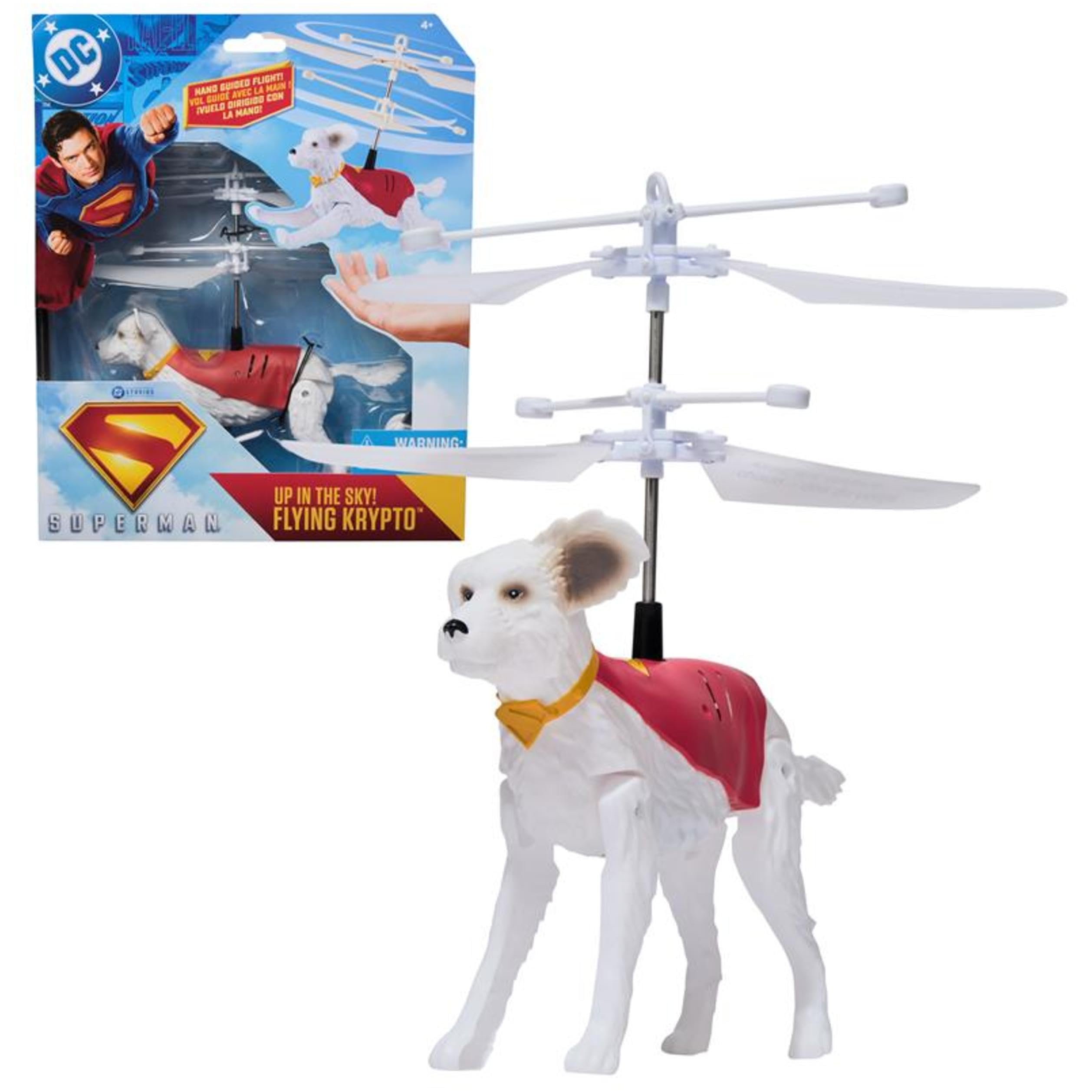 Up in the Sky! Flying Krypto
