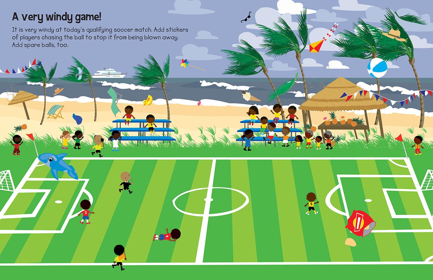 555 Sticker Fun Soccer