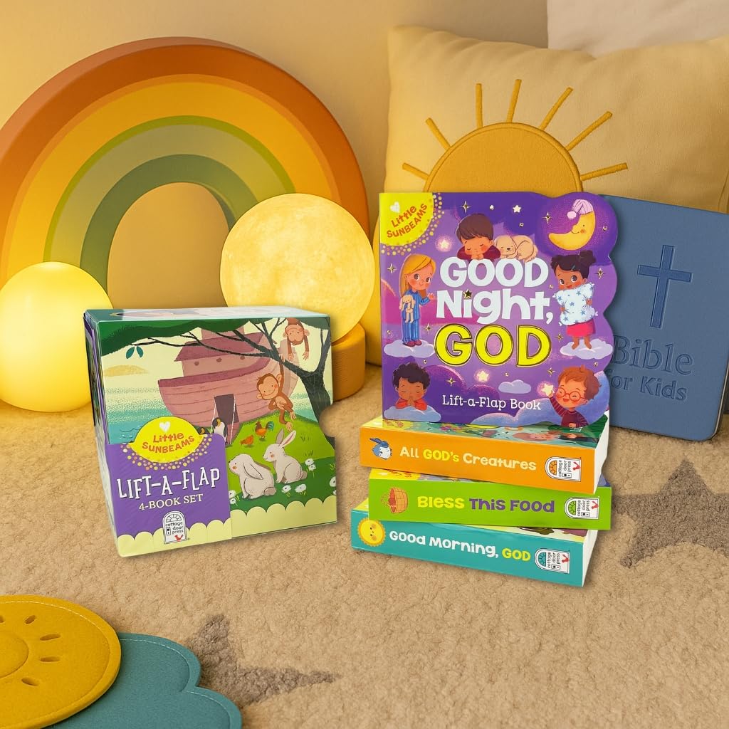 Little Sunbeams Religious Lift-A-Flap 4-Book Set