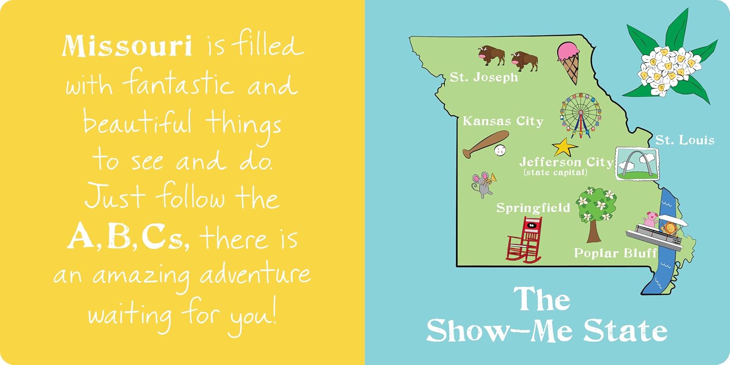 Abc's of Missouri Board Book