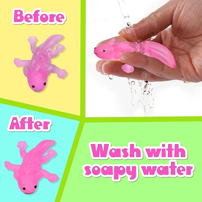 Sensory Bin Axolotl