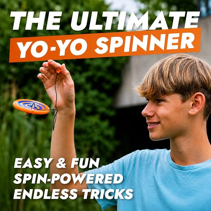 Yo-Spin The Yo-Yo Spinner Metallic – Blue