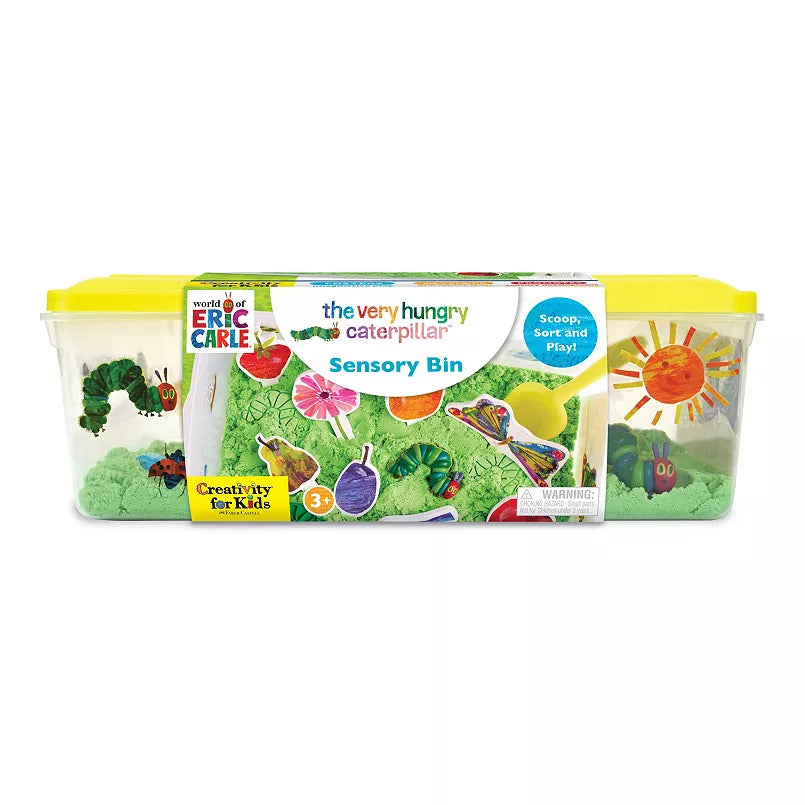 The Very Hungry Caterpillar Sensory Bin