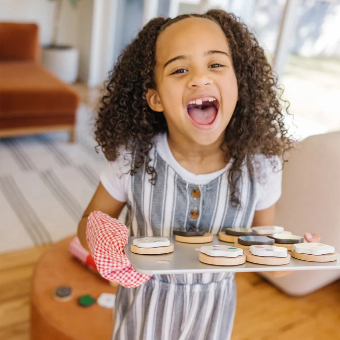 Slice and Bake Cookie Set Wooden