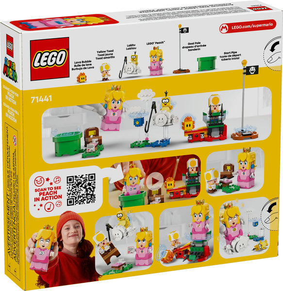 ADVENTURES WITH INTERACTIVE LEGO PEACH