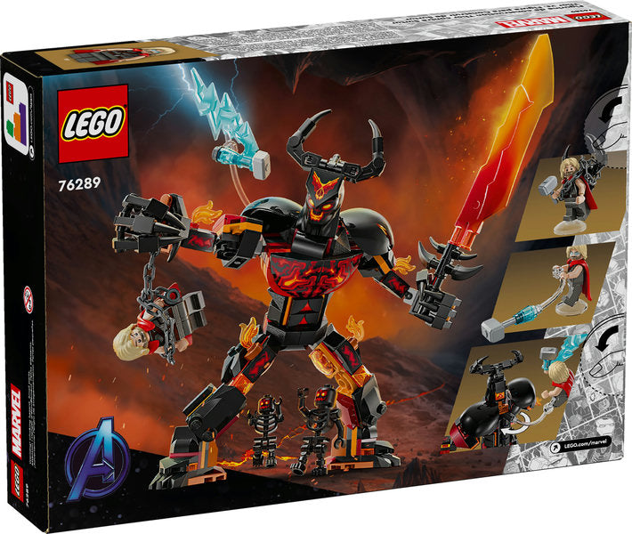 THOR VS. SURTUR CONSTRUCTION FIGURE