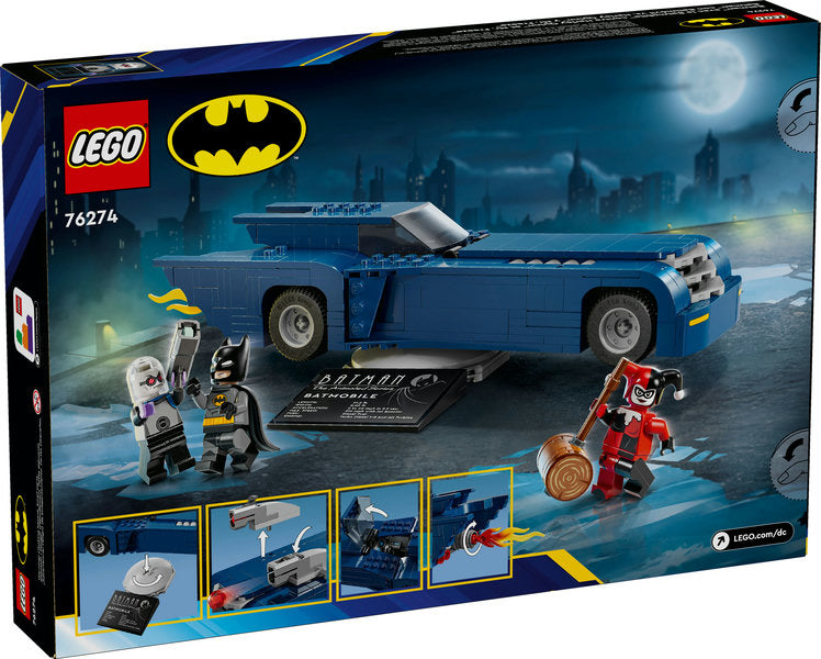 BATMAN WITH BATMOBILE VS. HARLEY QUINN AND MR. FREEZE